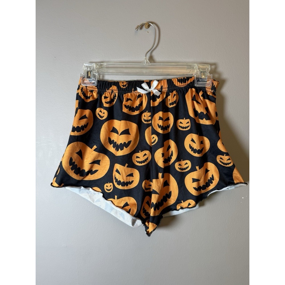 Women's Pajama Shorts, Pumpkin